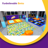 Bettaplay 3000 SQM Active Trampoline Park Rope Net Combine with Naughty Castle Indoor Playground Play Area