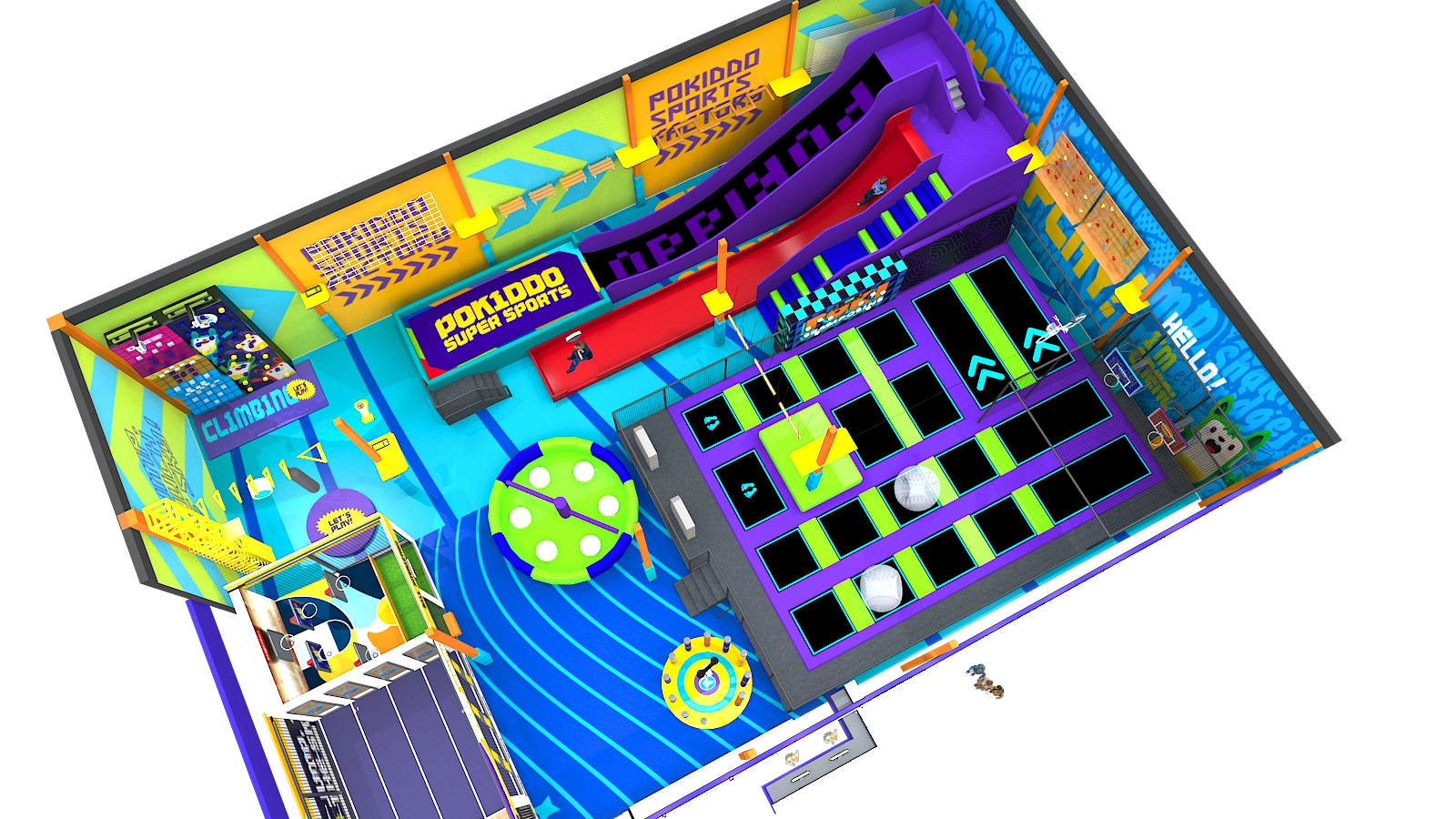 Taunggyi, Myanmar 1000㎡ Family Playground Sensation! Pokiddo Turnkey Solution Creates Profitability Benchmark