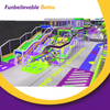 Bettaplay 4552 Sqm Customized Design Shopping Mall Adventure Park Trampoline Park Manufacture Commercial Indoor Playground for Kids