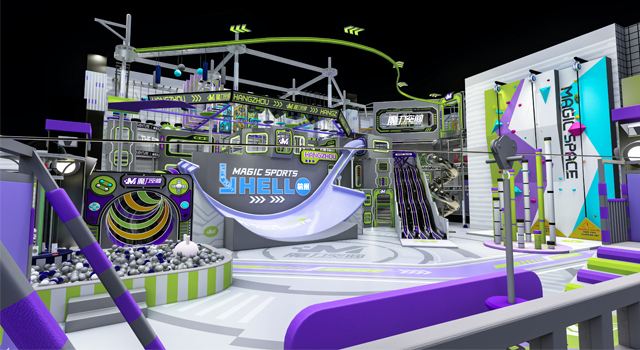 Slide indoor playground