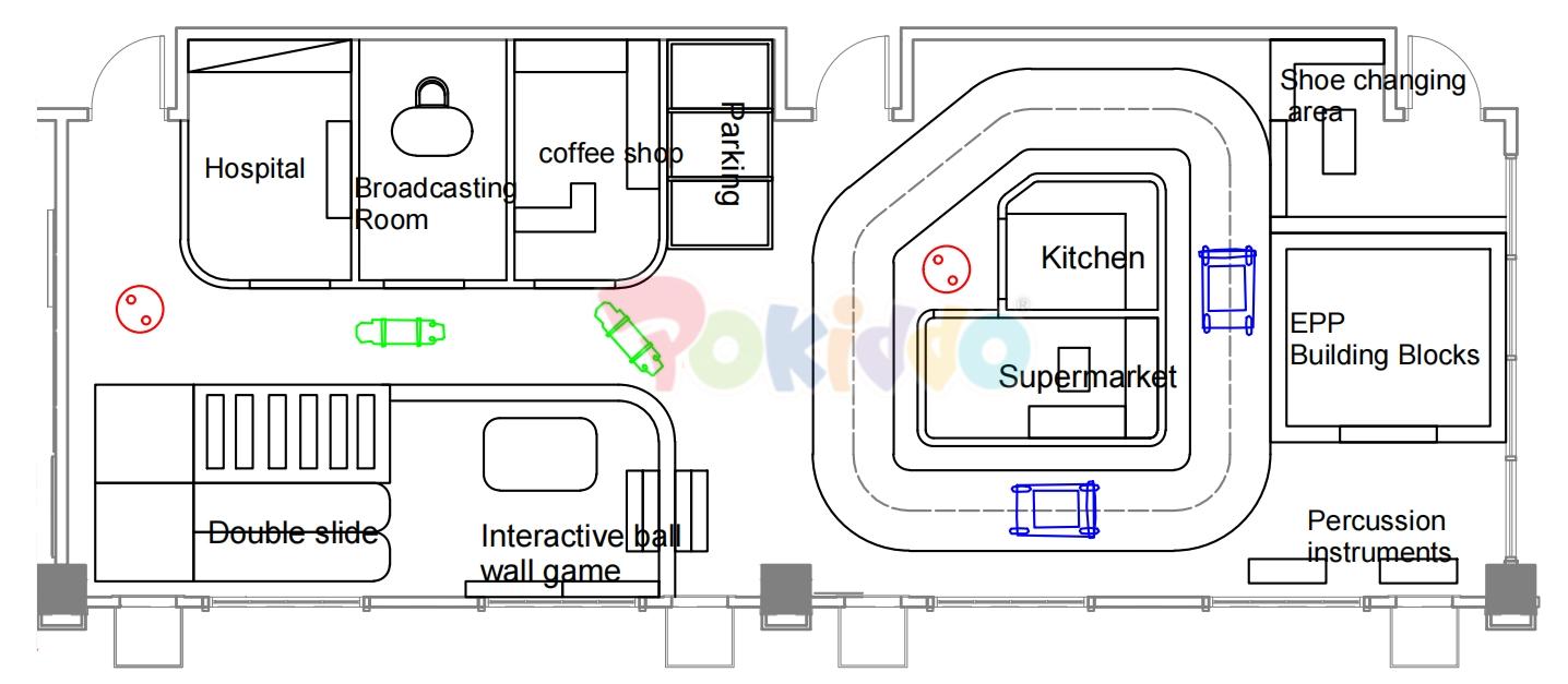 indoor playground site planning