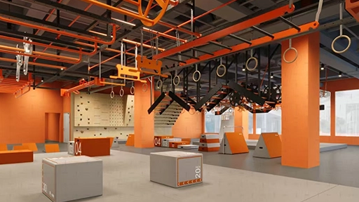 Pokiddo Fitness Park Real Case：Shaoxing's 400㎡ New Physical Fitness Park