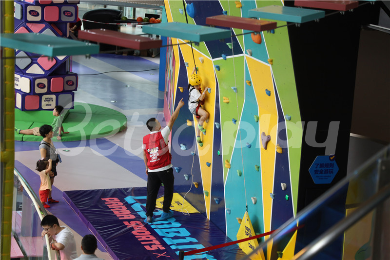 commercial indoor playground Climbing wall