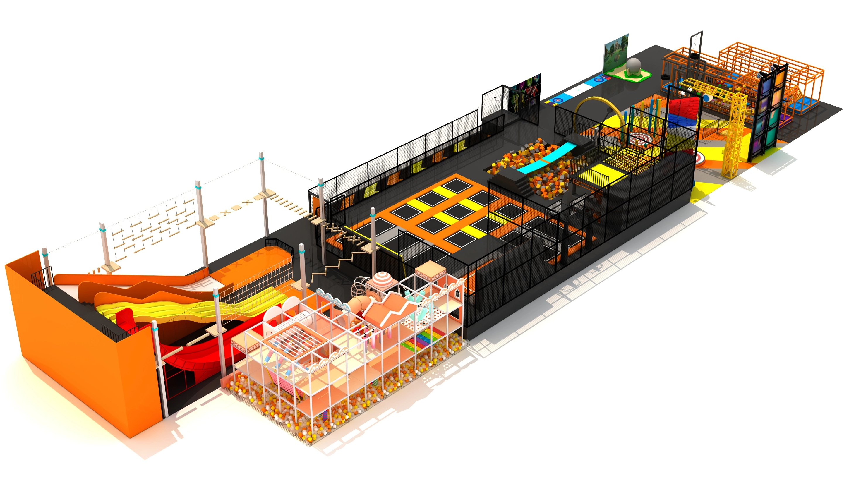 Pokiddo Commercial Indoor Amusement Park: DesignCasebook Volume Shangrao Project Design Case -1000Square Meters