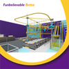 Concepci&oacute;n Chile Family Sports Center：2,200 ㎡, 5 Zones, 7–8 M Ceiling Turnkey Trampoline Slide Climbing High Ropes