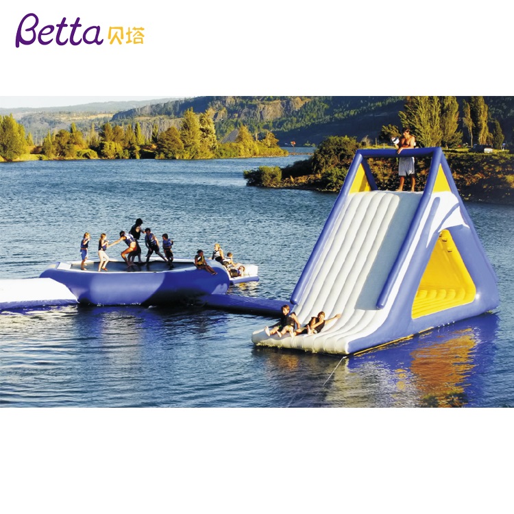 Bettaplay Children's outdoor giant floating inflatable water slide.jpg