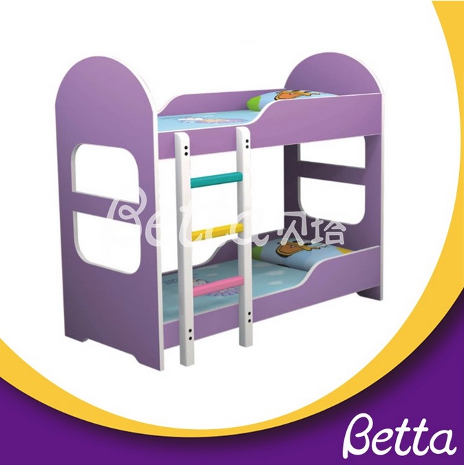 Bettaplay Popular color melamine board violet color new design children bunk bed.jpg