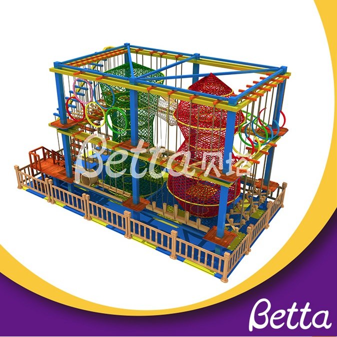 Bettaplay Shopping mall commercial use colorful rope course equipment