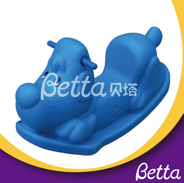 For kindergarten Kids popular indoor plastic rocking horse ride on toy 