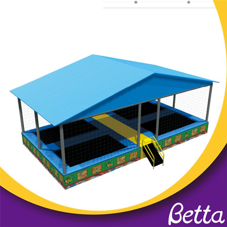 Small Indoor Kids Trampoline with Foam Pit