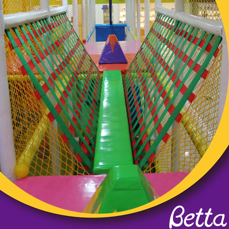 V-rope Net Bridge for Playground Centre - Buy indoor playground V