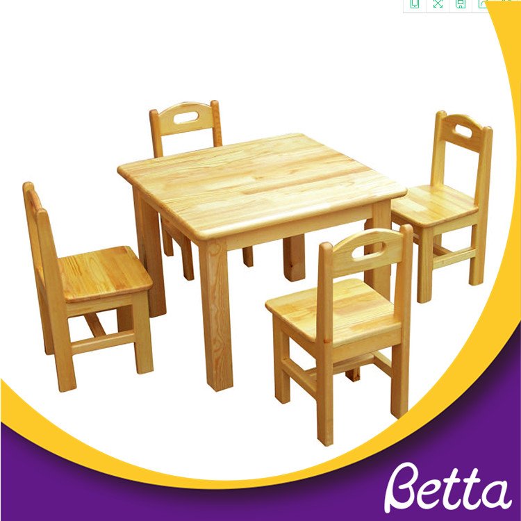 Kindergarten Study Kids Wooden Tables Chair Sets