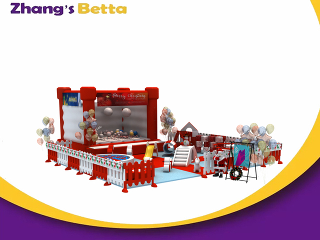 Christmas Festival Indoor Paste Soft Play Equipment Kids Soft Play Zone
