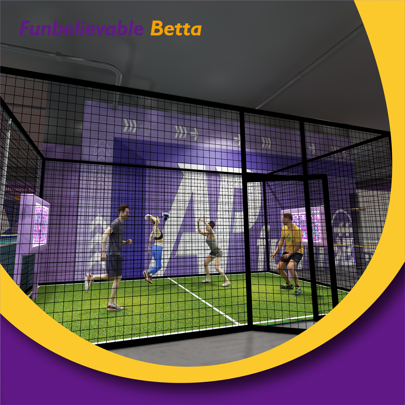Bettaplay Indoor Playground Entertainment Center Trampoline Sports Park Manufacturer--AP funll Sports Park