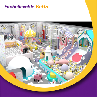 Bettaplay Indoor Playground Kids Soft Play Pastel Color Theme Kids Maze Area with Slide And Ball Pit Supplier