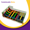Bettaplay colorful 200--300 SQM Trampoline Park For Kids For Sale