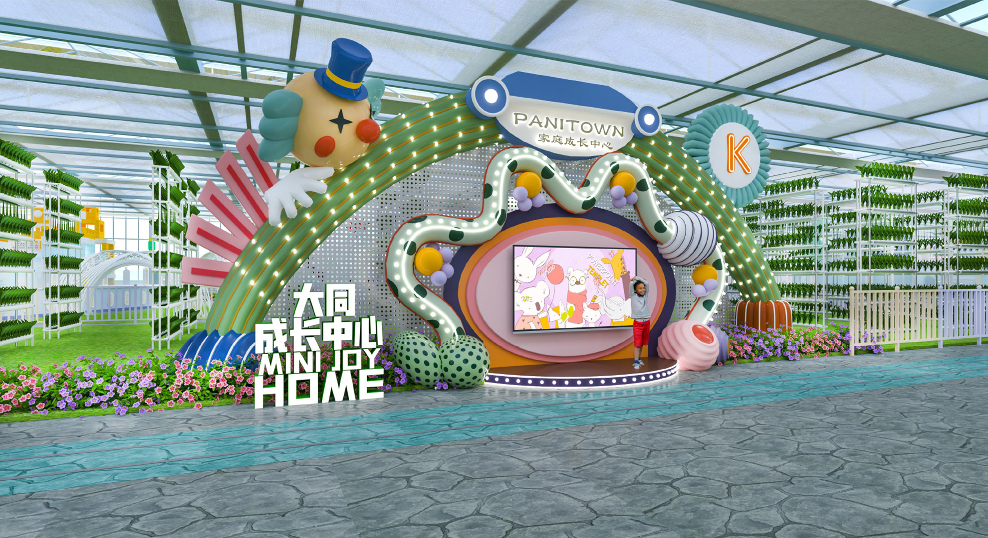Pokiddo Commercial Design Case of An Indoor Family Entertainment Center in Pingxiang, Hubei Province: 3,500 Square Meters Project