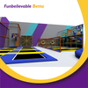 Bettaplay 868 SQM Space Theme Indoor Playground Interactive Basketball& Ninja Challenge Trampoline Park Equipment for Kids