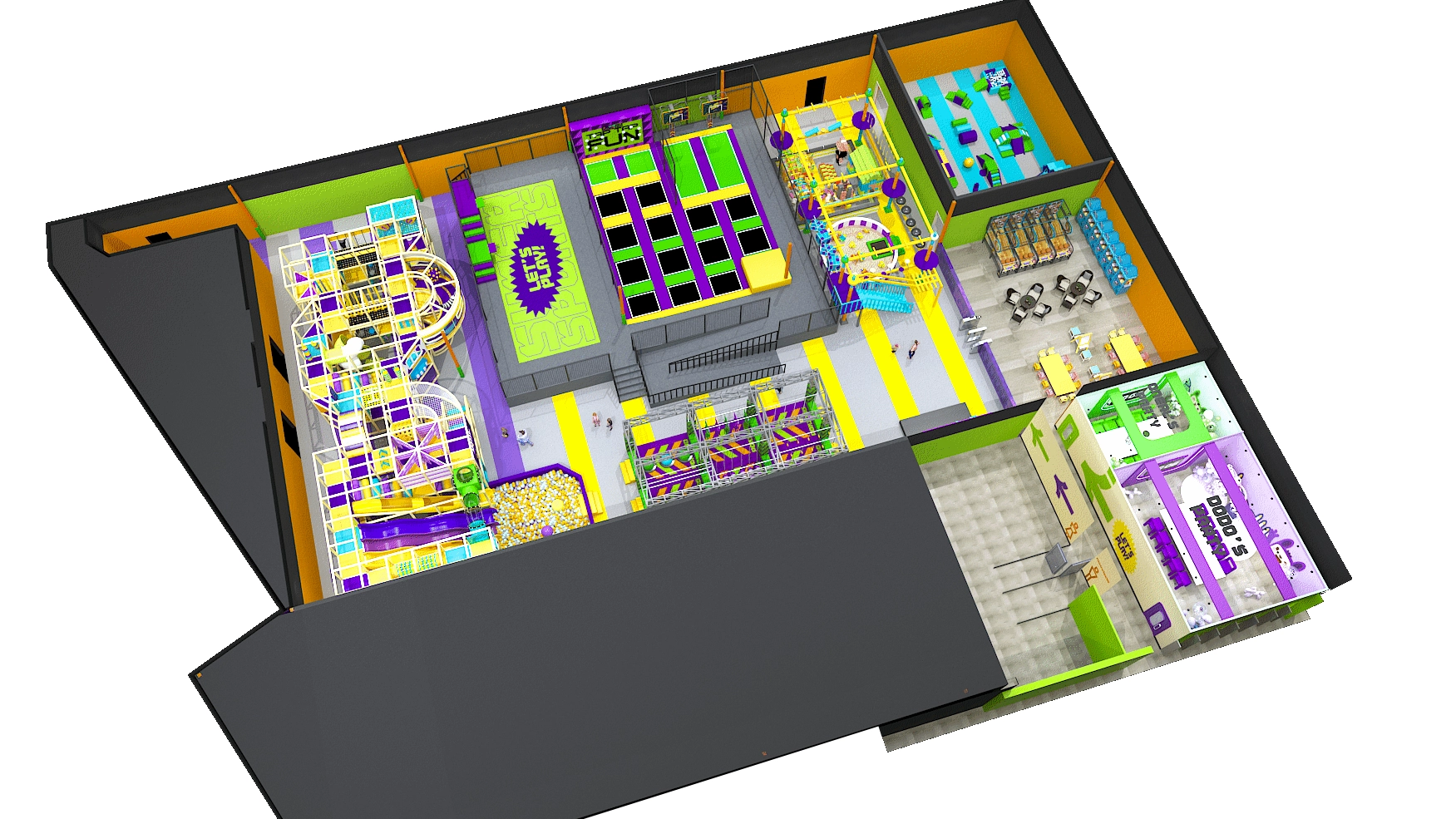 Pokiddo Creates A Dynamic 1000㎡ Indoor Sports & Play Hub in Markham, Canada