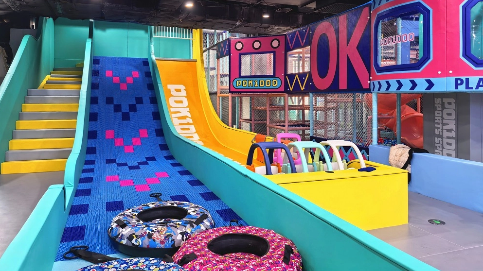 Nanchang Pokiddo Indoor Playground Commercial 1200㎡—Pokiddo Brand Cooperation Construction Case