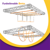 Bettaplay Exciting Children's Ninja Challenge Equipment Indoor Playground Balance Bridge Obstacle Great Climbing Amusement Park