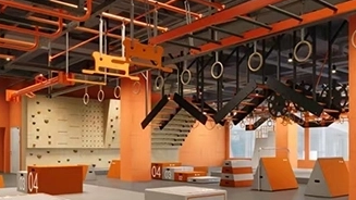 Pokiddo Fitness Park Caso real: el nuevo parque físico de Shaoxing's 400㎡