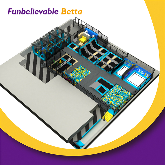 Bettaplay 900sqm Commercial Indoor Trampoline Park Equipment - Complete Turnkey Solution for Startup