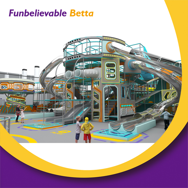 Bettaplay 3600 SQM Vibrant Orange Trendy Indoor Trampoline Park Sky-High Rock Climbing Indoor Challenge Adventure Zone
