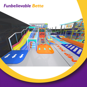 Bettaplay 4552 Sqm Customized Indoor Playground Set with LED Slide for Children Amusement Park Indoor Play Equipment for Sale Trampoline Park