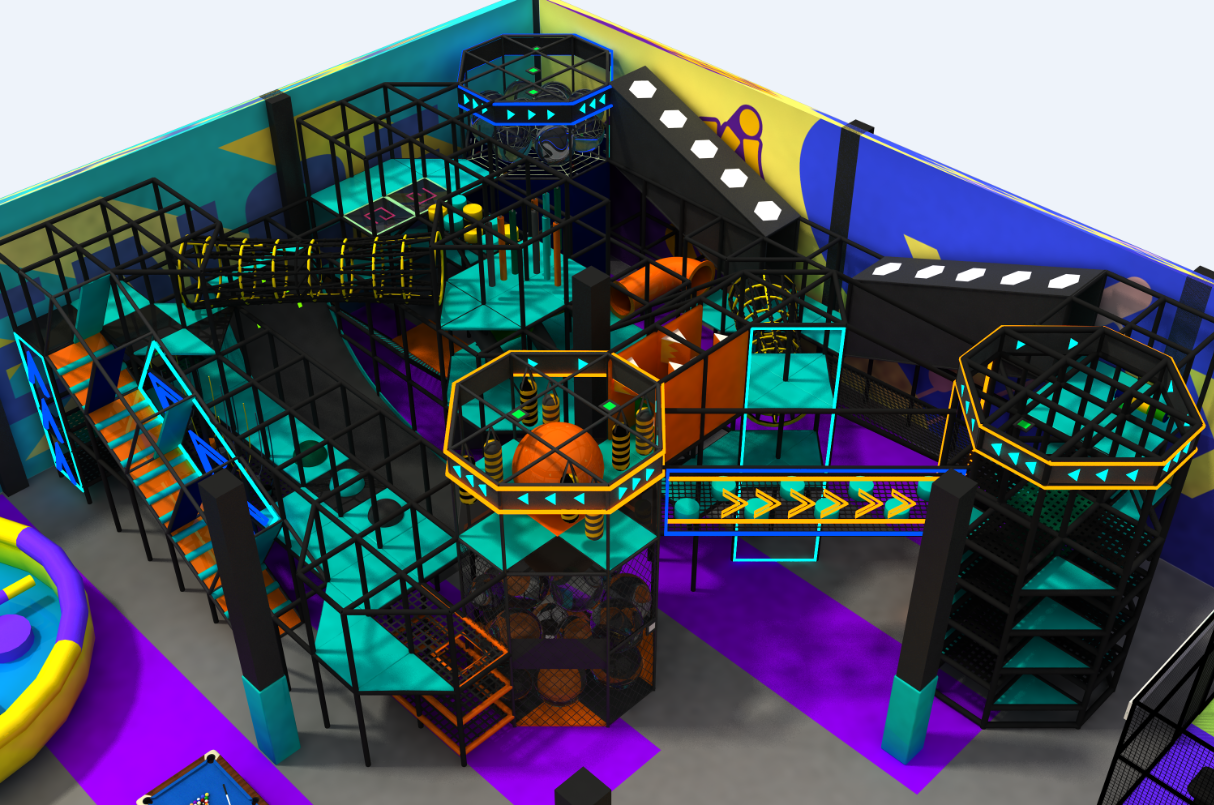 Effect picture of indoor amusement park