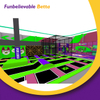 3600 Sqm Commercial Adventure Park Customized Kids Indoor Playground Equipment With Trampoline Park