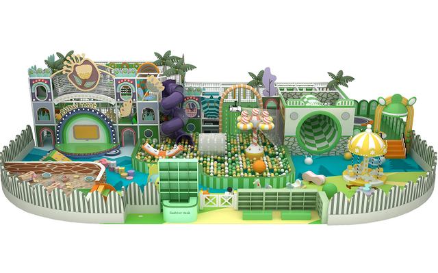 Bettaplay 300SQM Modern Indoor Playground 300SQM Toddler Soft Ball Pit with Slides Kids Zone