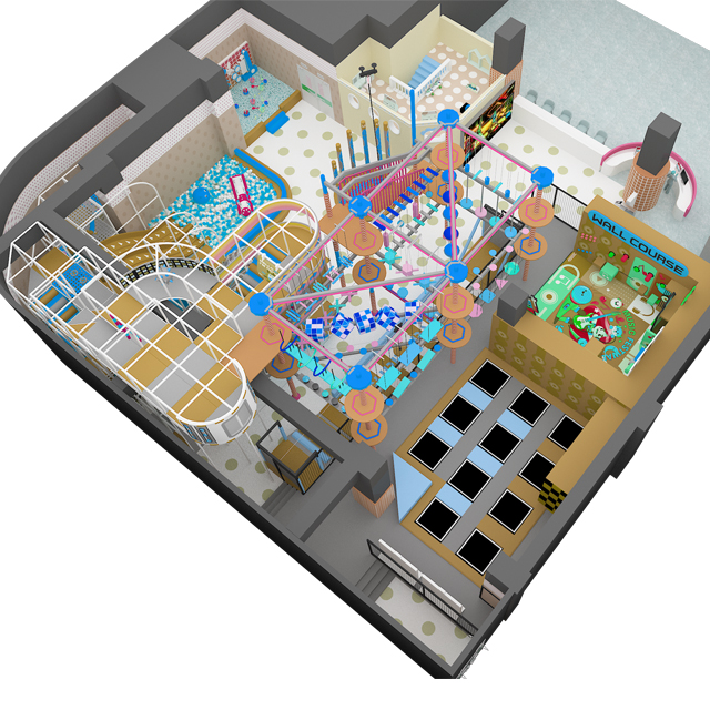 high rope course indoor playground