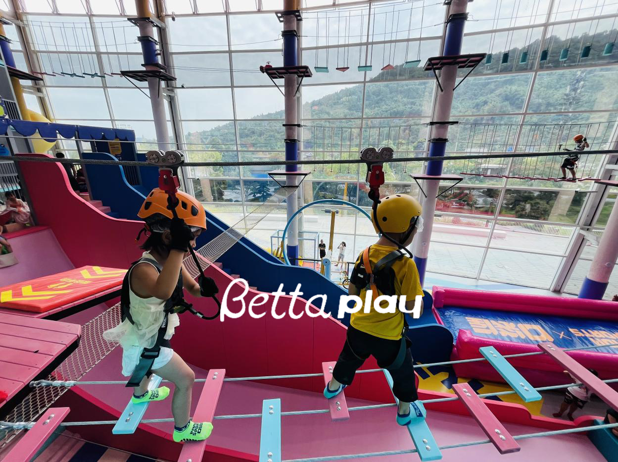 indoor playground rope course