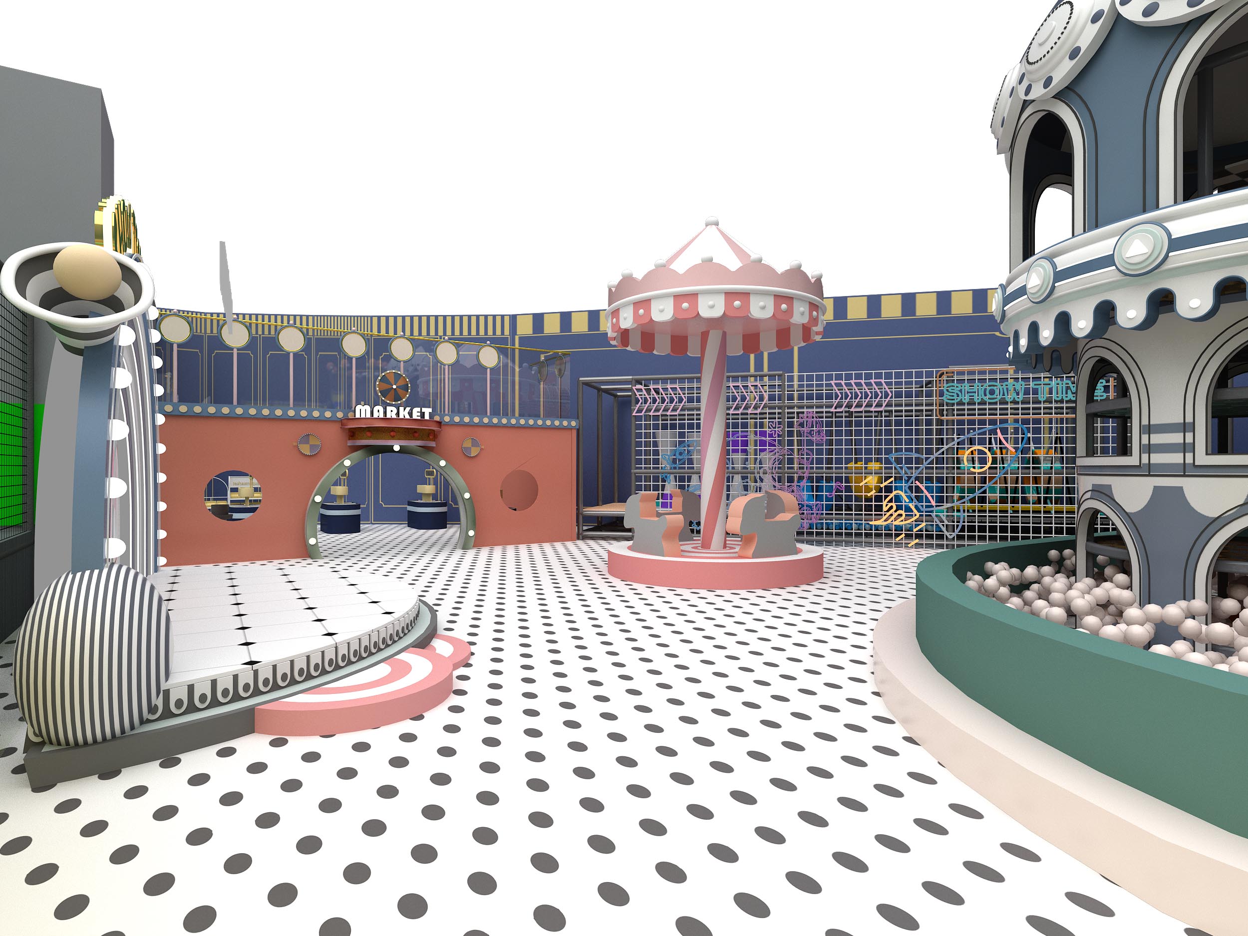 Design of Indoor Amusement Park