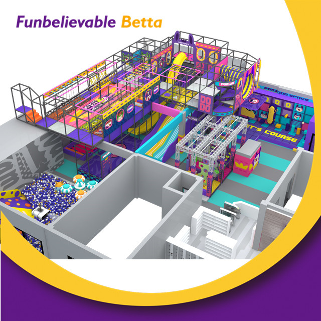 Bettaplay 1900 sqm Most Popular Indoor Playground Equipment Soft Play Children Park