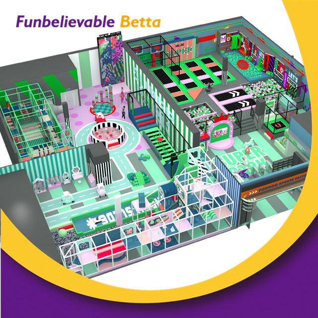Bettaplay 770sqm Children's Indoor Play Games Playground Equipment Naughty Castle
