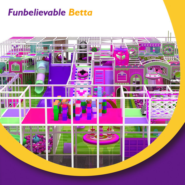 Bettaplay 600 Sqm Indoor Soft Play Center Commercial Kids Indoor Playground with Maze Playland