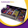 Bettaplay 310㎡ indoor playground equipment trampoline park kids jumping zone amusement park with indoor soft playground structure