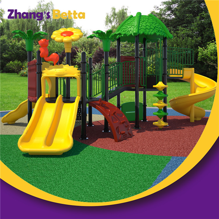 outdoorplayground with big slide