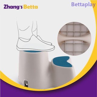 Anti-Slip Surface And Thick Rubber Two Step Stool for Kids