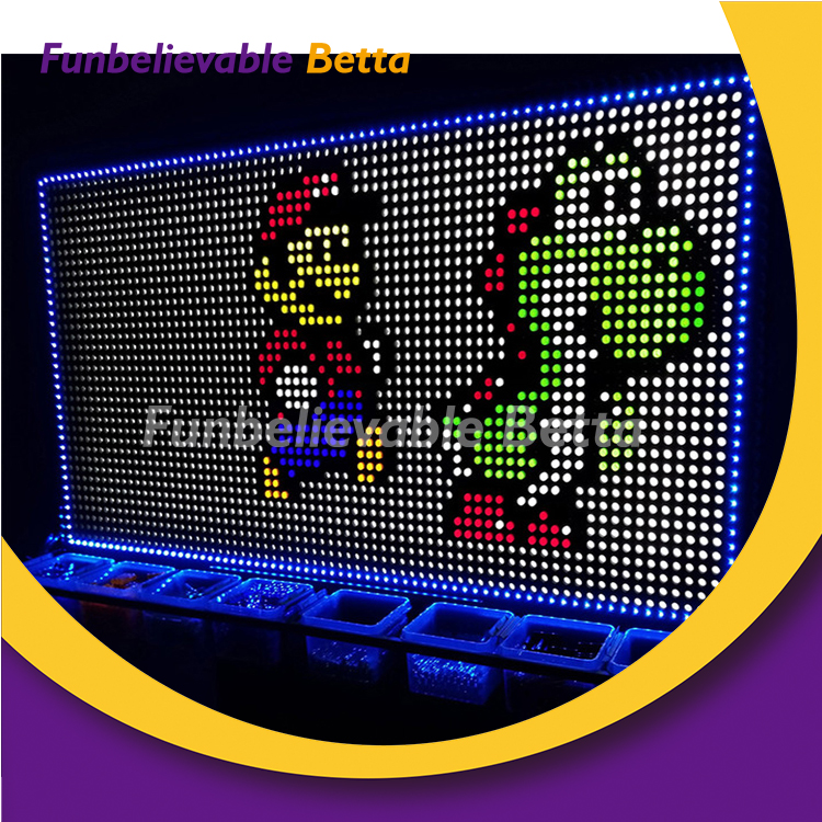 Bettaplay Customize Indoor Interactive Game Kids Interactive Rainbow Bar Wall Game Kids