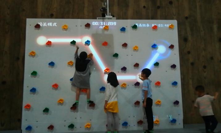 interactive climbing game