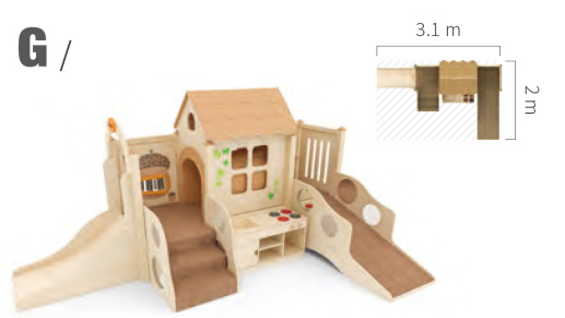 Sensory Wooden slide