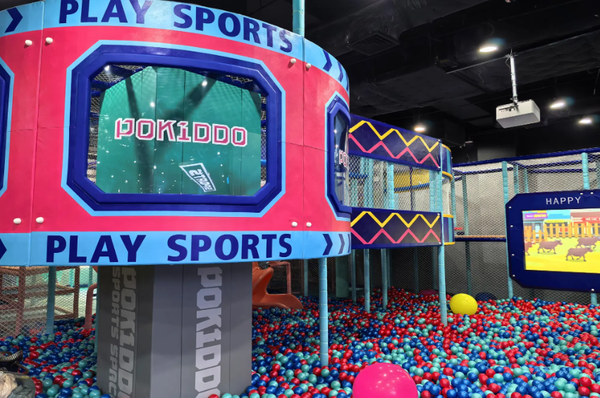 Fotos reales del parque de atracciones en interiores