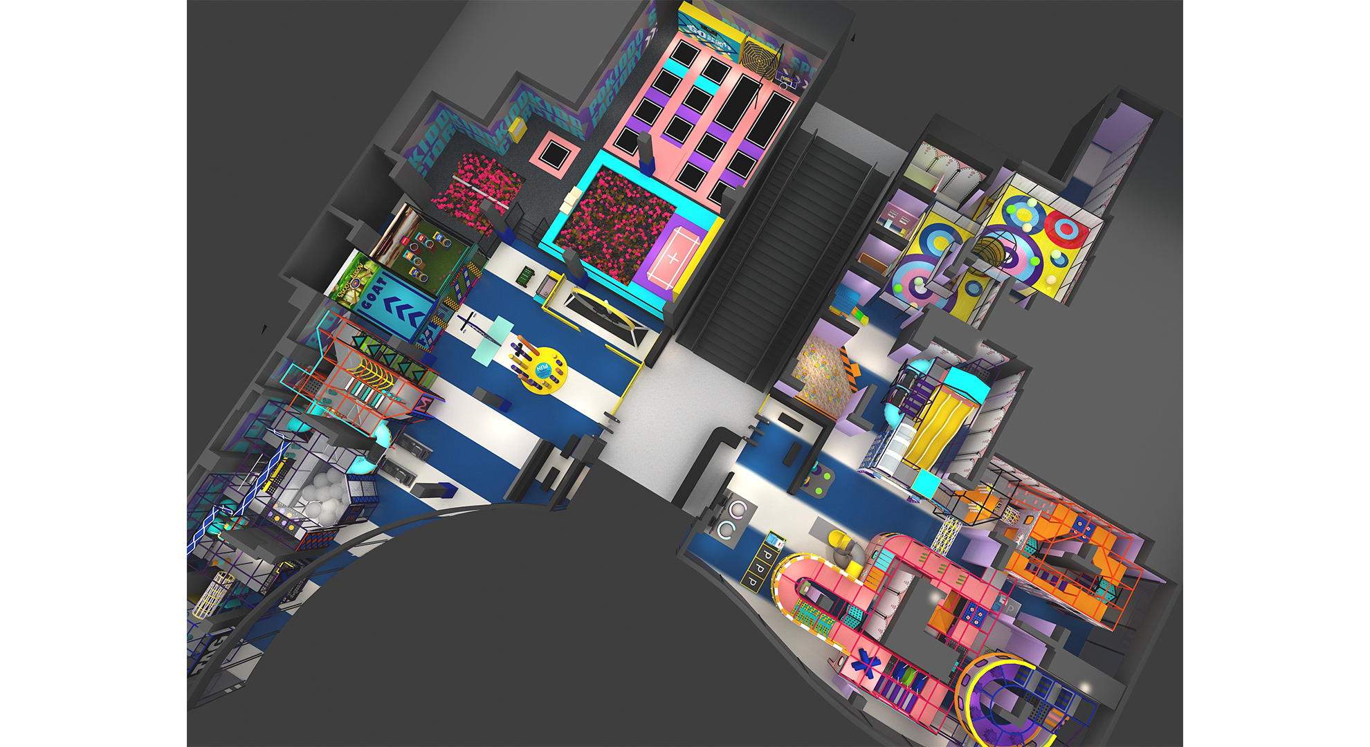 Pokiddo ​Commercial Indoor Playground Design Case: Project Design Case of HanZhong - 2,000 Square Meters