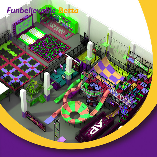 1200 Sqm Soft Play Indoor Playground Equipment for Shopping Mall