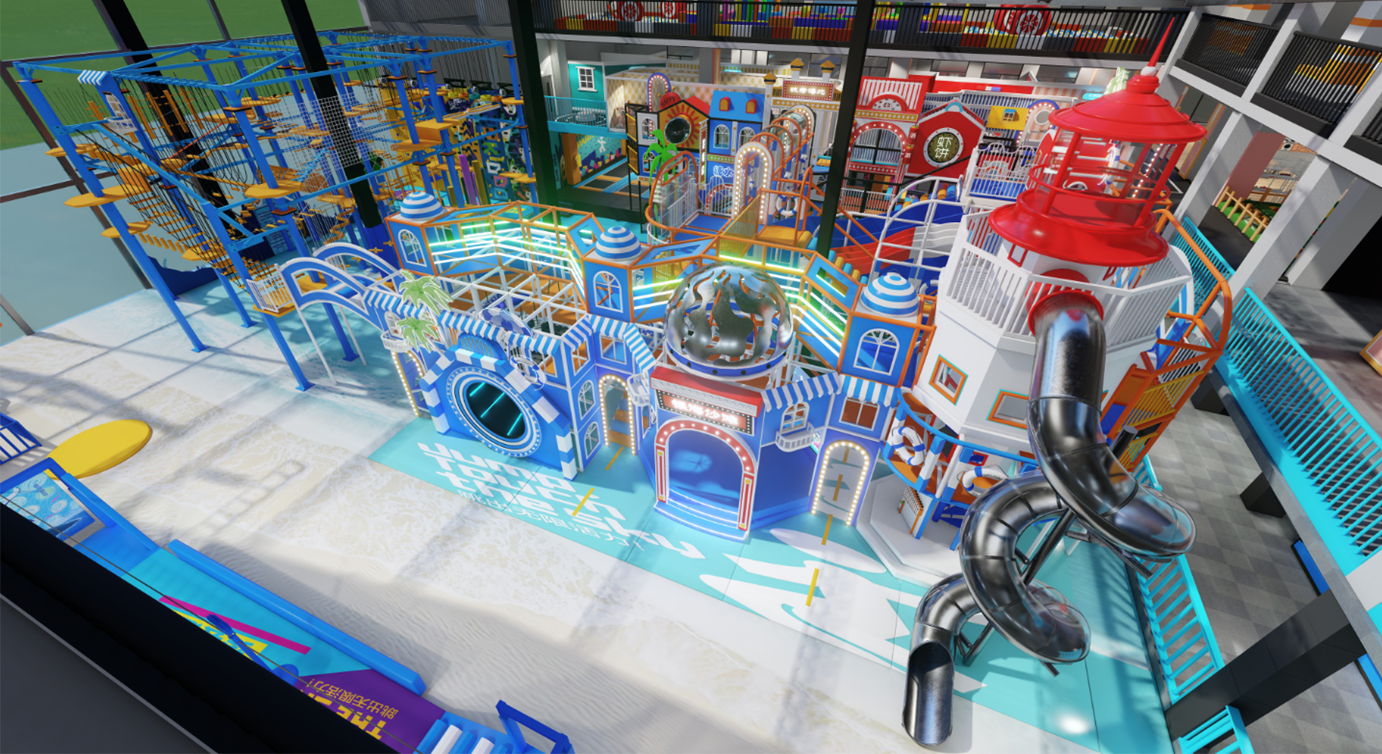 Pokiddo ​Commercial Indoor Playground Design Case: Project Design Case of BeiHai - 5,000 Square Meters