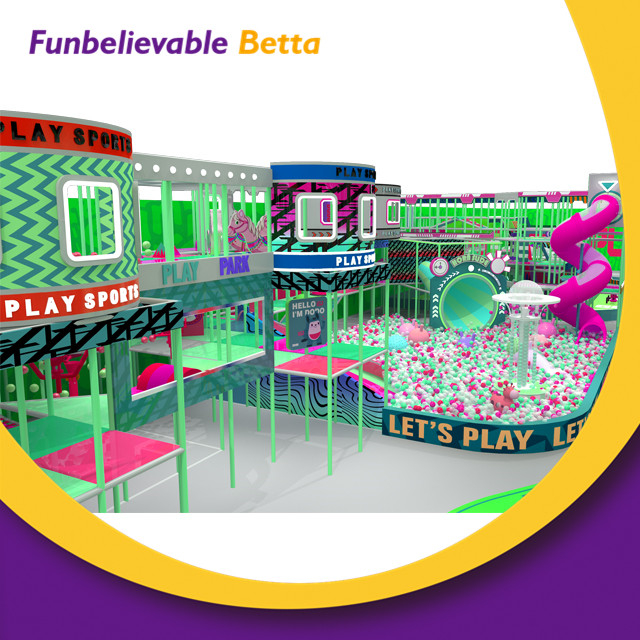 Bettaplay 4552 Sqm Amusement Park Manufacturer Kids Entertainment Center Ball Play Equipment Children Soft Play Indoor Playground