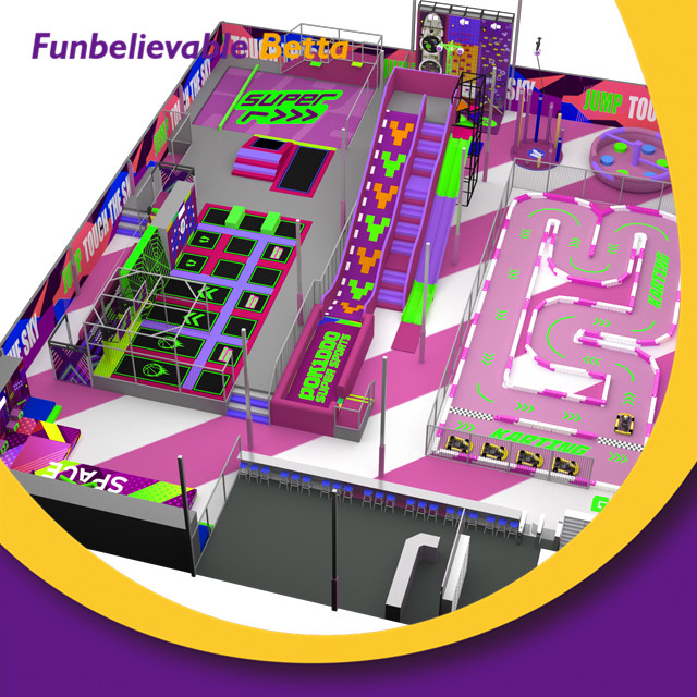 Bettaplay 2000Sqm Commercial Family Indoor Playground Equipment Entertainment Center for Amusement Park Use